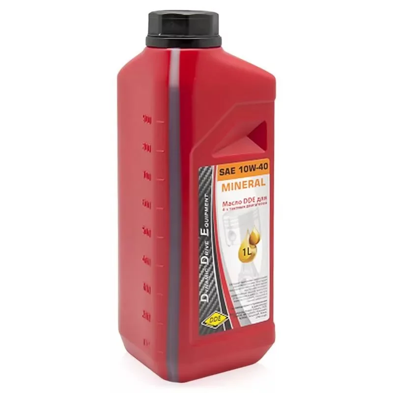 Масло 4-х тактное DDE минеральное 1.0л 10W-40, API SJ/CF