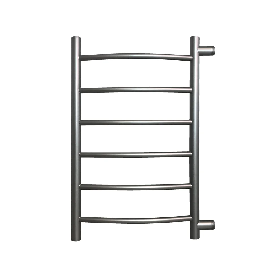 Полотенцесушитель INDIGO Arc К-2 700х400 1" боковое подключение 600, цвет Graphite Metallic