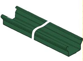 Стойка PU RAL двухсторонний (Granite HDX двс) 84*48*2500мм (толщ. 1,0мм)