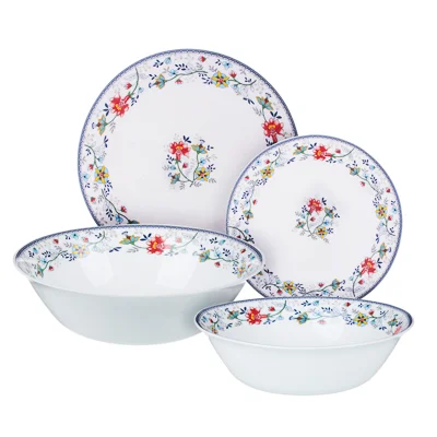 Набор столовый MILLIMI Виола 818-351 опаловое стекло 13 предметов*