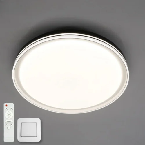 Люстра светодиодная управляемая OLIVER 100W R-IRC-510x70-WHITE/BLACK/WHITE-220-IP40