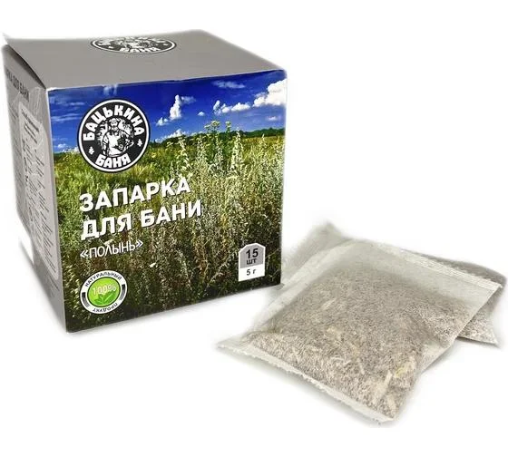 Фильтр-пакет универсальный для заваривания "Полынь" 15 шт.х5г. ТМ "Бацькина баня"