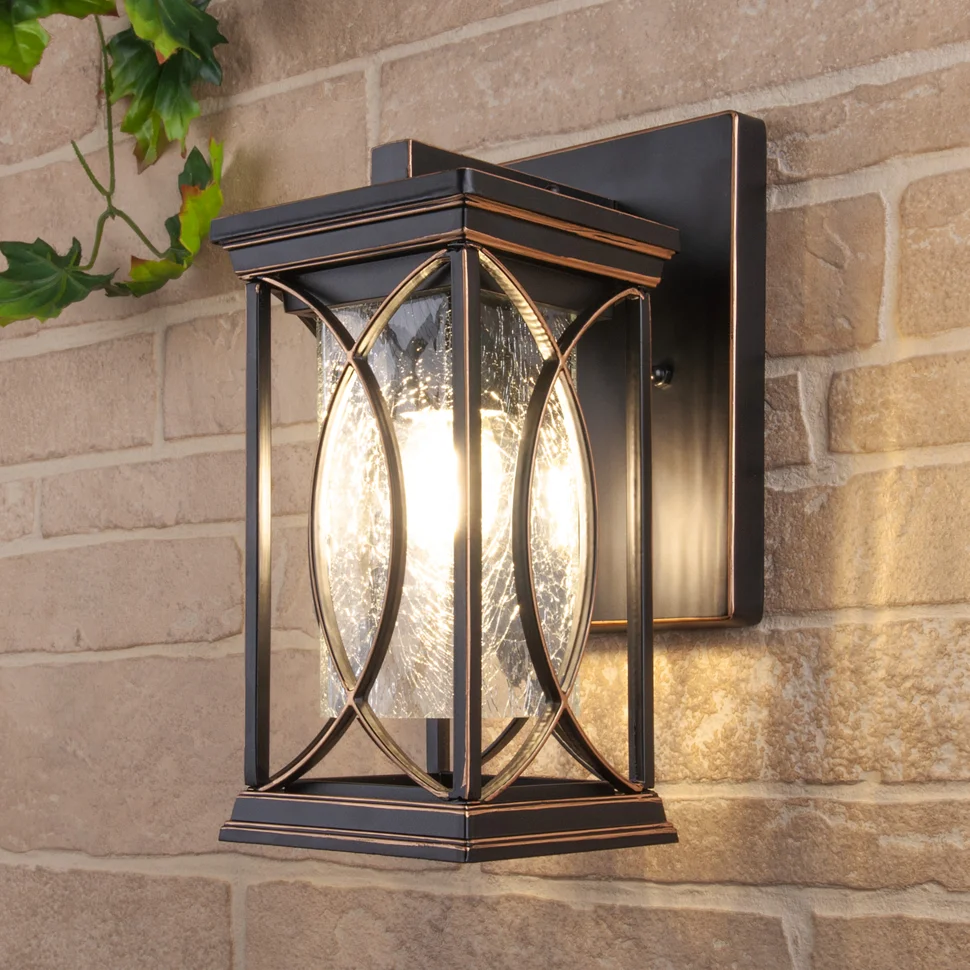 Фонарь уличный Elektrostandard Spica D черное золото, IP33 GL 1026D