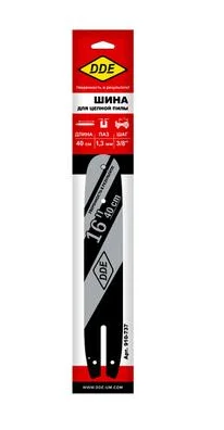 Шина 16" 3/8 1,3-55 (для цепи 91P/VS/VXL)(160SDEA074), DDE by Oregon