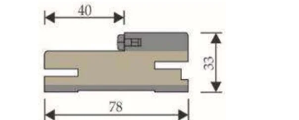 Комплект дверной коробки телескопическая UBERTURE Perfecto с уплотнителем бархат вайт, 78*33*2100мм (2,5 шт в комп)