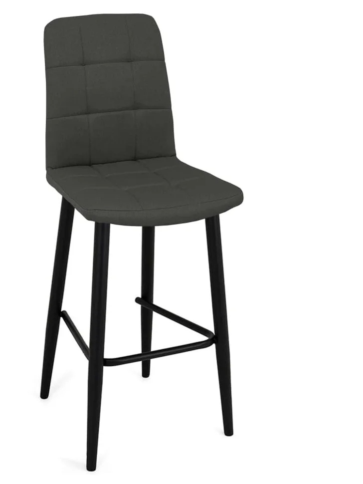 Стул барный Абсент NEW (ткань Т190-горький шоколад), каркас 1Bh 700( черный)