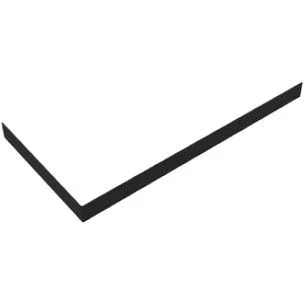 Экран для поддона литьевого Good Door Essentia чёрный 1200x700