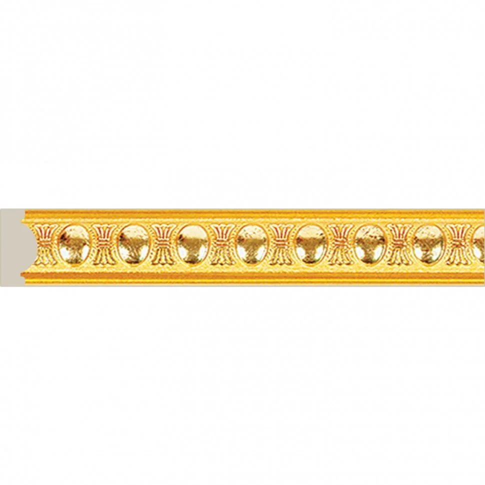 Багет интерьерный COSCA, "Ионики", Молдинг 30, "Золотой" 2,4м, арт.D30(1)/GS2