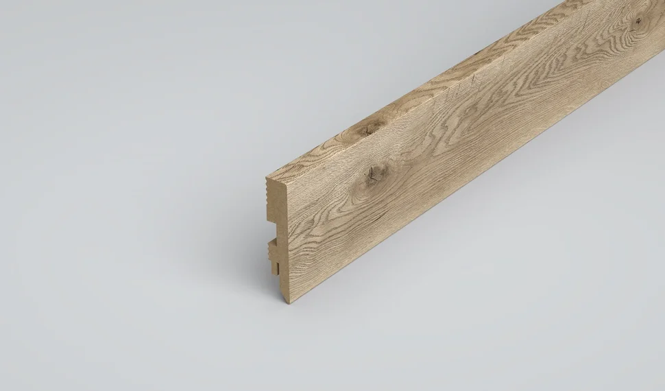 Плинтус шпонированный CLASSEN Prestige Дуб Фьордленд 80х16x2400мм, арт.2223940