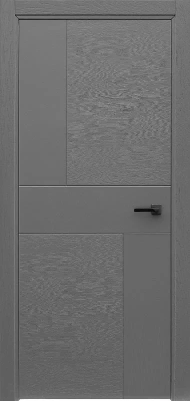 Дверь "ART LINE" FUSION Grigio глухая Rall 7015 70, эмаль