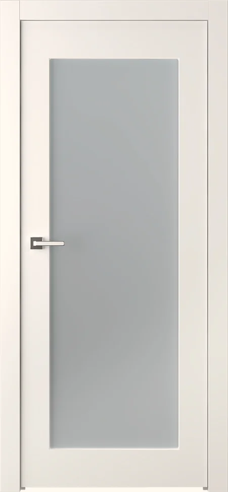 Дверь BELWOODDOORS "Кремона 1" стекло Мателюкс белый каленый 60 (21-7) эмаль жемчуг