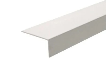 Угол асимметричный ПВХ 40х20мм 2,7м , 001 Белый, Идеал