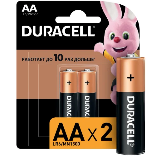 Элемент питания Duracell LR6-2BL BASIC CN (уп. 2шт)