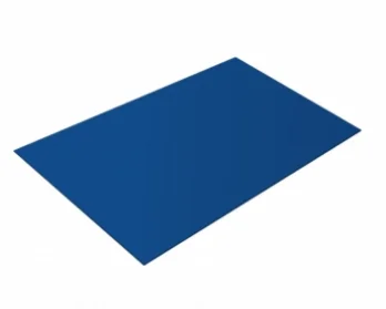 Плоский лист PE RAL 5005 (сигнально-синий), 0.45 мм, 1,25*1.5 м.п., пл=1.875м2 (в пленке)