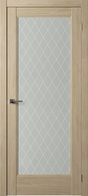 Дверь ДВЕРИ РЕГИОНОВ Нова 1 стекло дуб натуральный 70 (врезка под защелку Vantage 96)