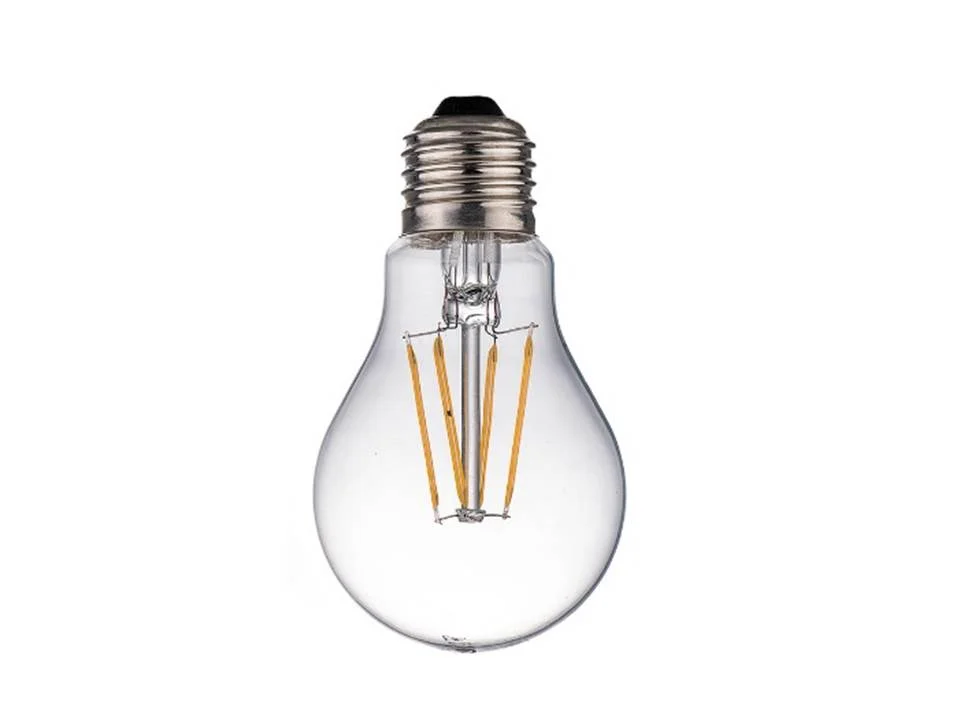 Лампа светодиодная 7W Е27 170-265V 4000K (белый) груша (A60) прозрачная филамент Фарлайт