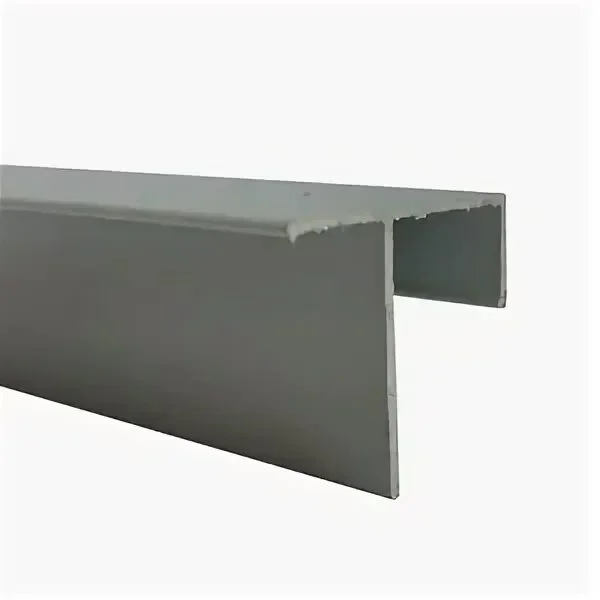 Аш-профиль алюминий окрашенный RAL 7035 (3,0 м) (под 12мм)