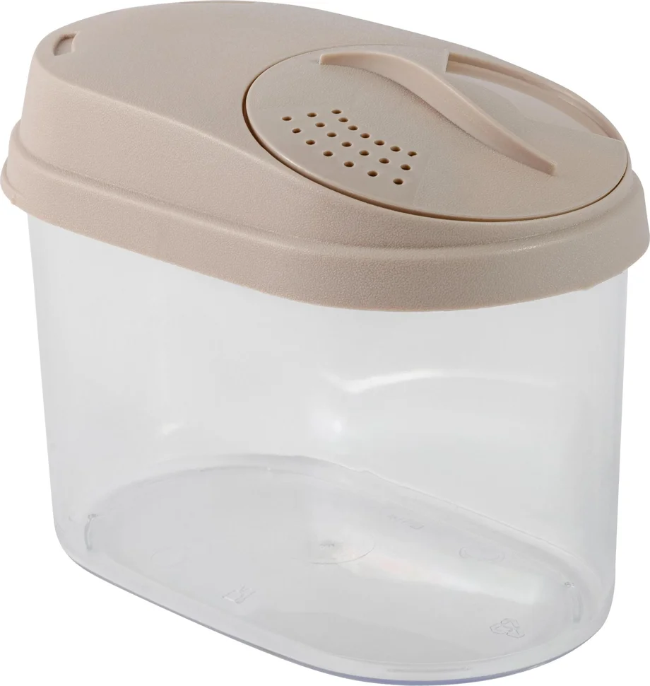 Банка для сыпучих продуктов Sugar&Spice с дозатором 0,8 л латте