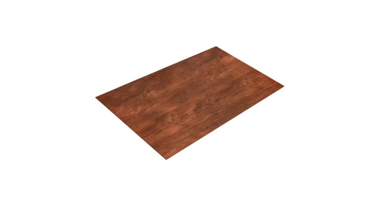 Плоский лист Print Cherry Wood (Бразильская вишня), 0.5мм , 1.25*2м (в пленке)