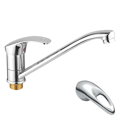 Смеситель Cron CN4915 для кухни с гайкой, хром