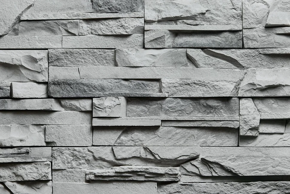 Облицовочный камень Балтфасад Морион 500*100, 300*100, 200*100 арт. 1001 (Вложение в упаковке с учётом расшивочного шва 1 см.)