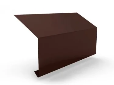 Планка карнизная Puretan RAL 8017 (шоколад) (100*69) 0.5 мм, длина 2 метра