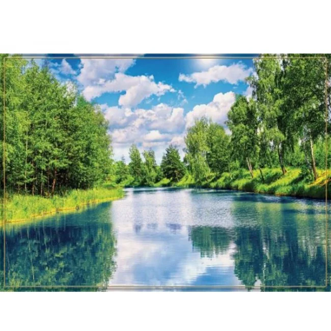 Фотообои ТУЛА Лесное озеро 294/201 9 листов