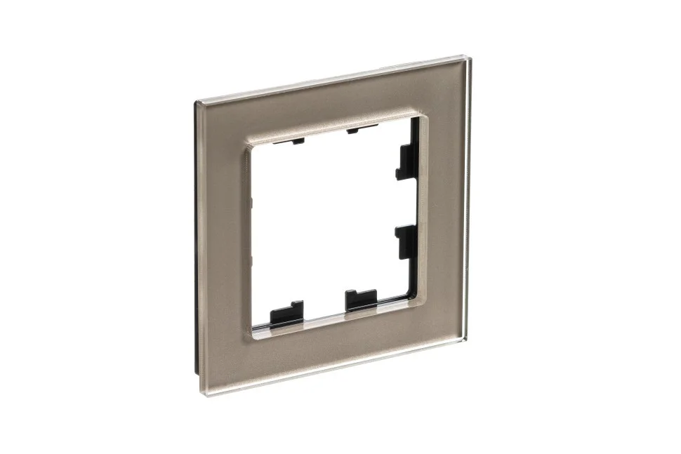 Рамка одноместная AtlasDesign Nature стекло шампань SE ATN320501