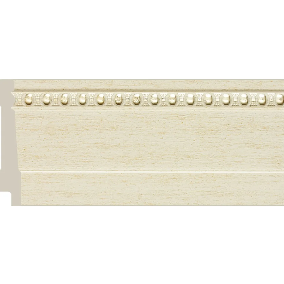 Багет интерьерный COSCA, "Ионики", Плинтус потолочный 90, "Патина" 2,4м, арт.T90(1)/IVG2