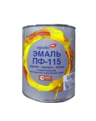 Эмаль ПФ-115 черная 2,7кг Opoki PRO